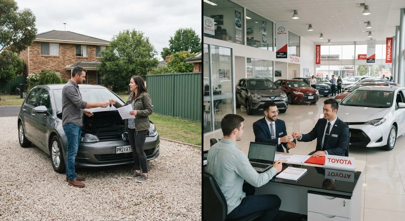 Buying a Used Car Privately vs. Through a Dealership