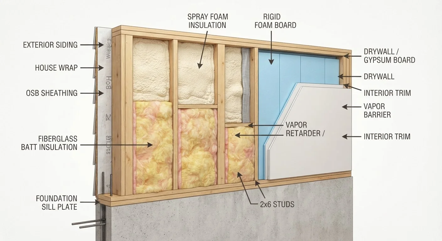 Insulation Materials Decoded: Batts, Spray Foam, Rigid Board, and Blown-In