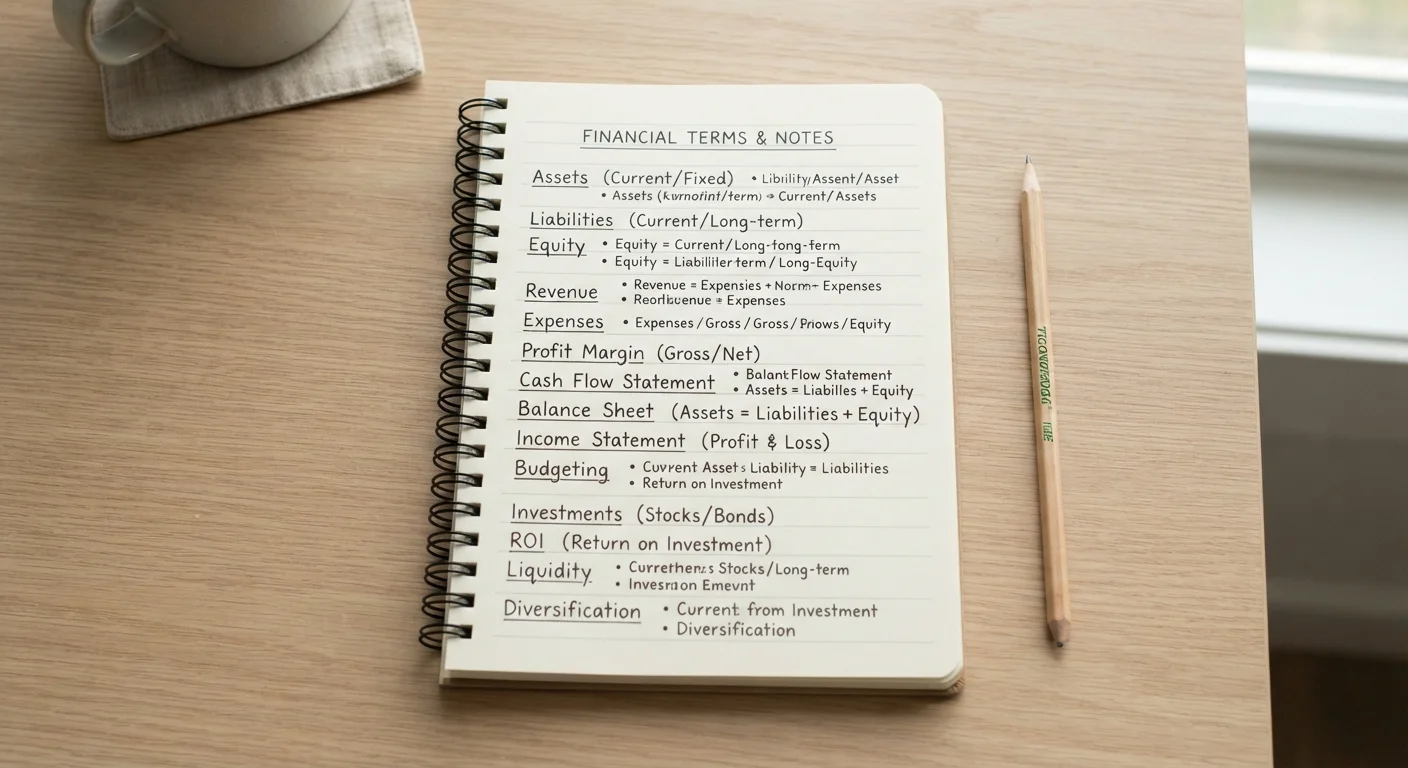 Key Budgeting Terms Defined Simply