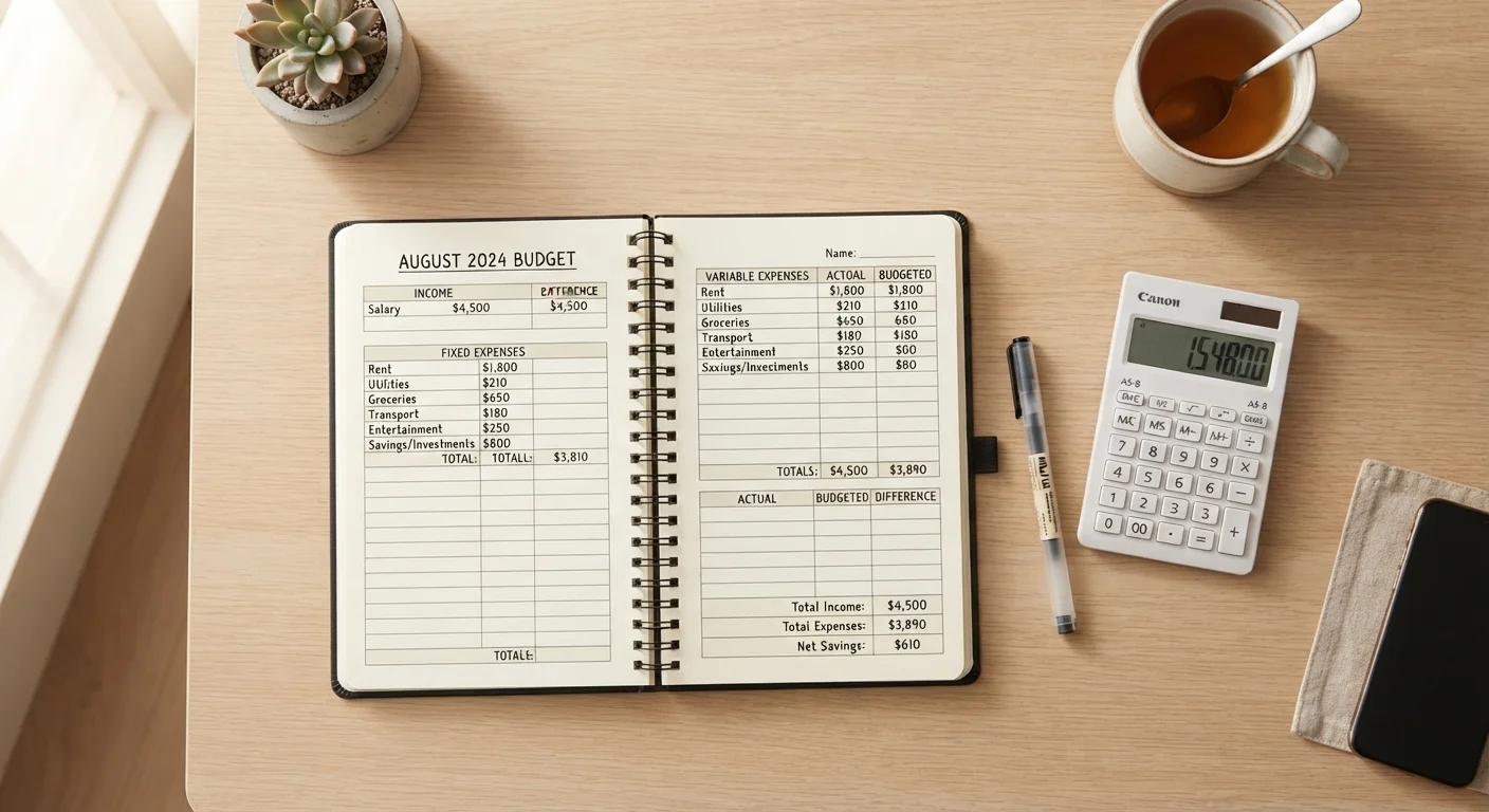 Monthly Budget Reset: A Walkthrough for Reviewing and Adjusting Your Plan