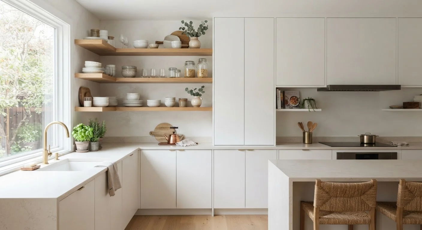 Open Shelving vs. Closed Cabinets in Everyday Kitchens