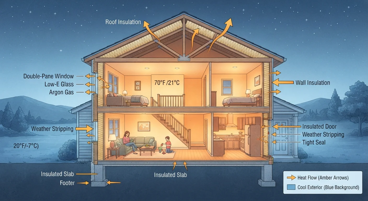 Temperature and Comfort: How Homes Retain or Lose Heat