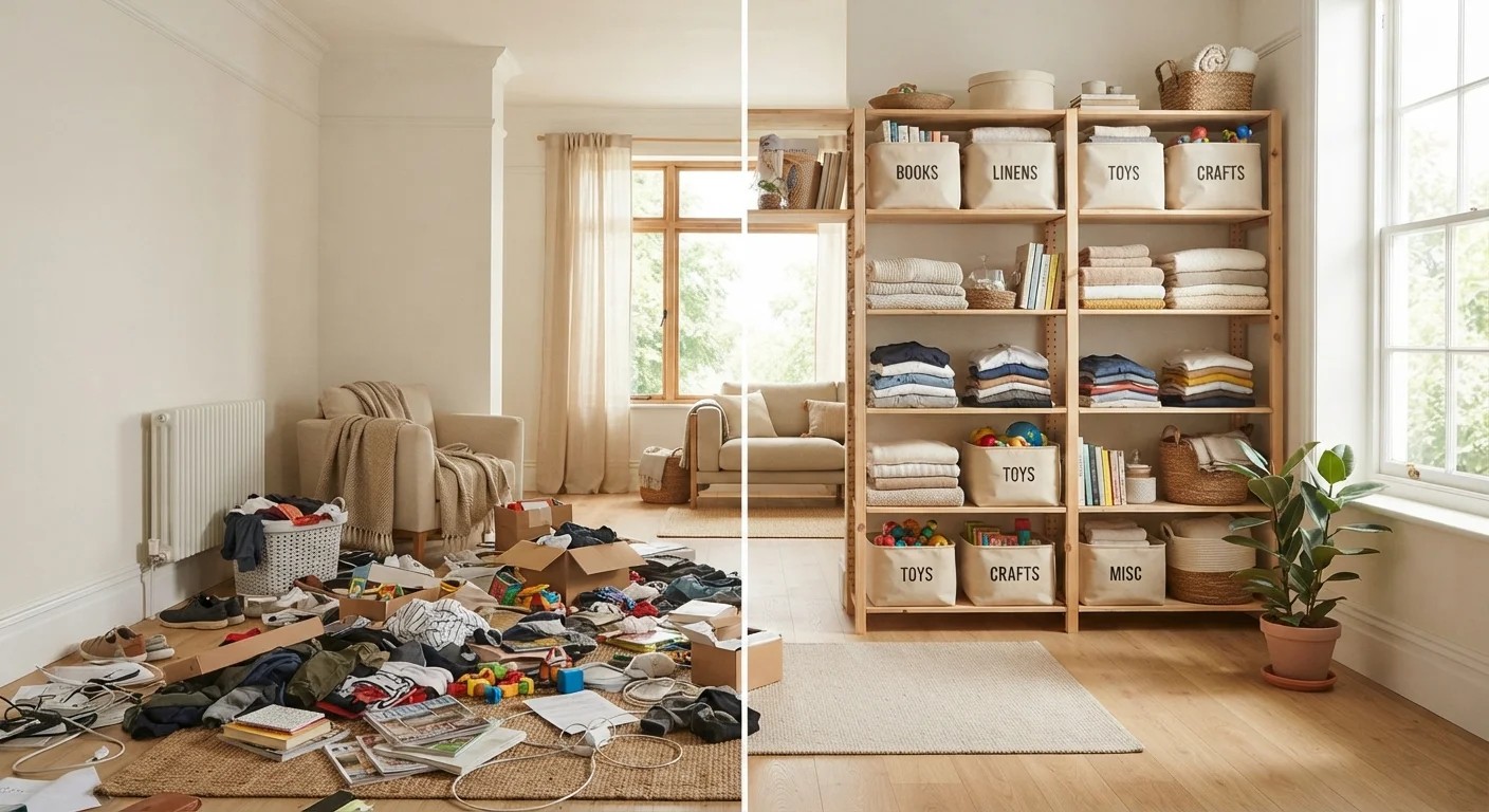 The Real Difference Between Decluttering and Organizing