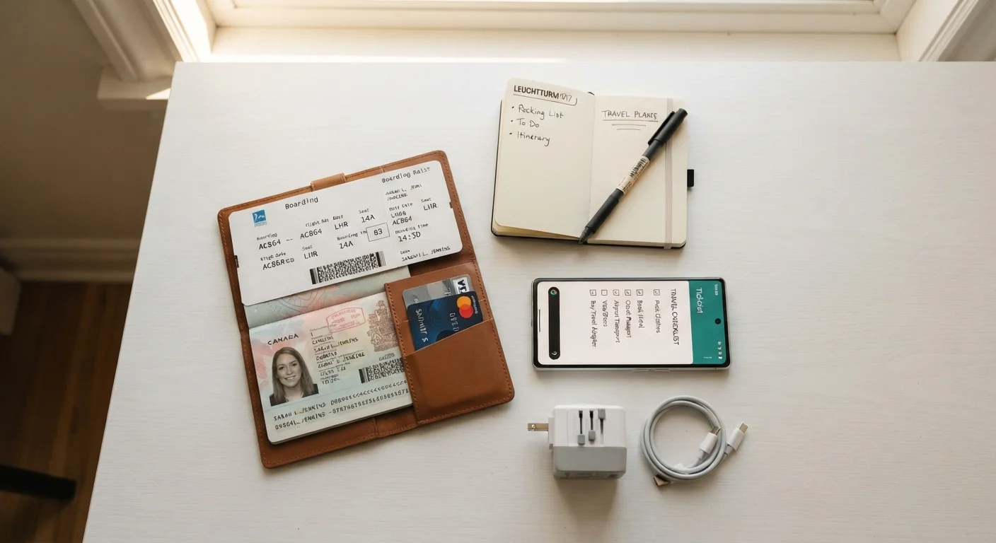 The Smart Traveler's Pre-Departure Routine
