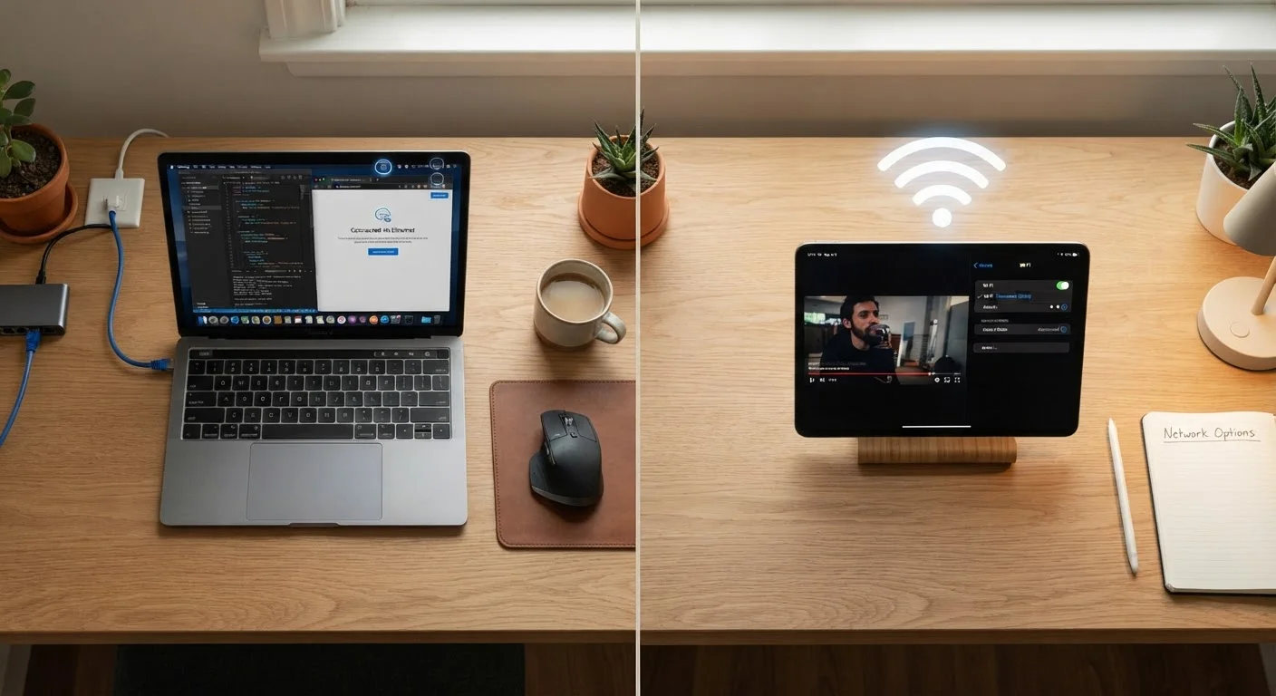 Wi-Fi vs. Ethernet: Which Connection Is Right for What You're Doing?